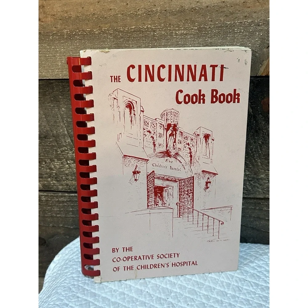 Vintage 1966 The‎ Cincinnati Cook Book Co-Operative Society Childrens Hospital